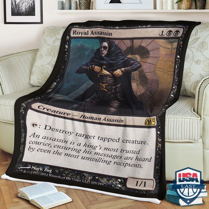 Game MTG Royal Assassin Fleece Blanket