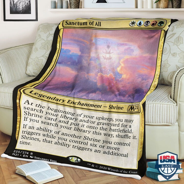 Game MTG Sanctum Of All Quilt Blanket