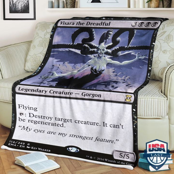 Game MTG Visara the Dreadful Fleece Blanket