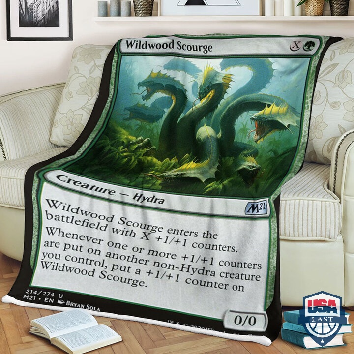 Game MTG Wildwood Scourge Quilt Blanket