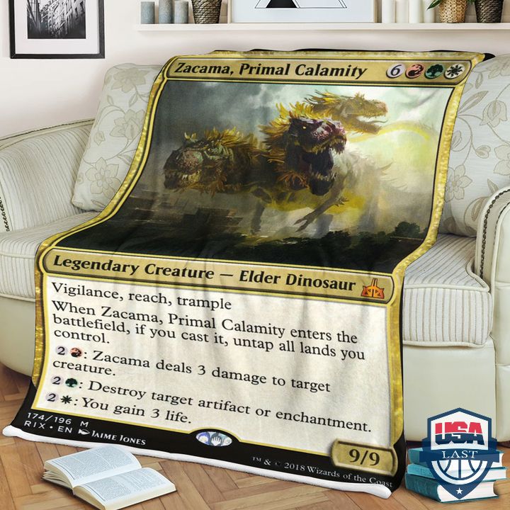 Game MTG Zacama Primal Calamity Fleece Blanket