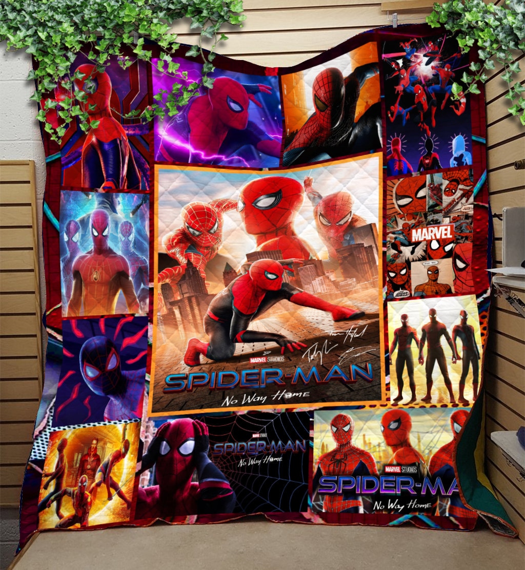 Gift For Fans Personalized Spiderman No Way Home Quilt Blanket