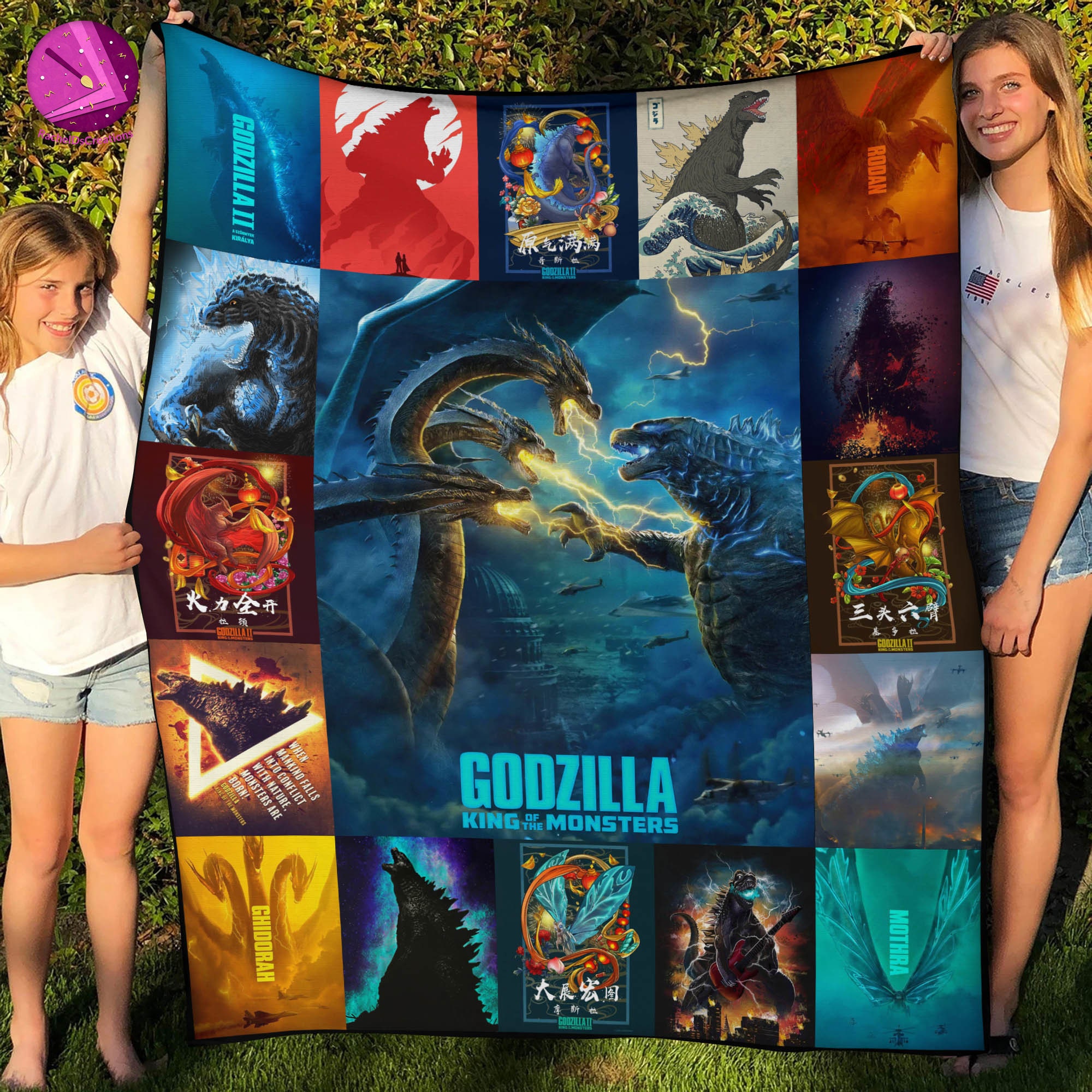 Godzilla King Of The Monsters Fleece Blanket