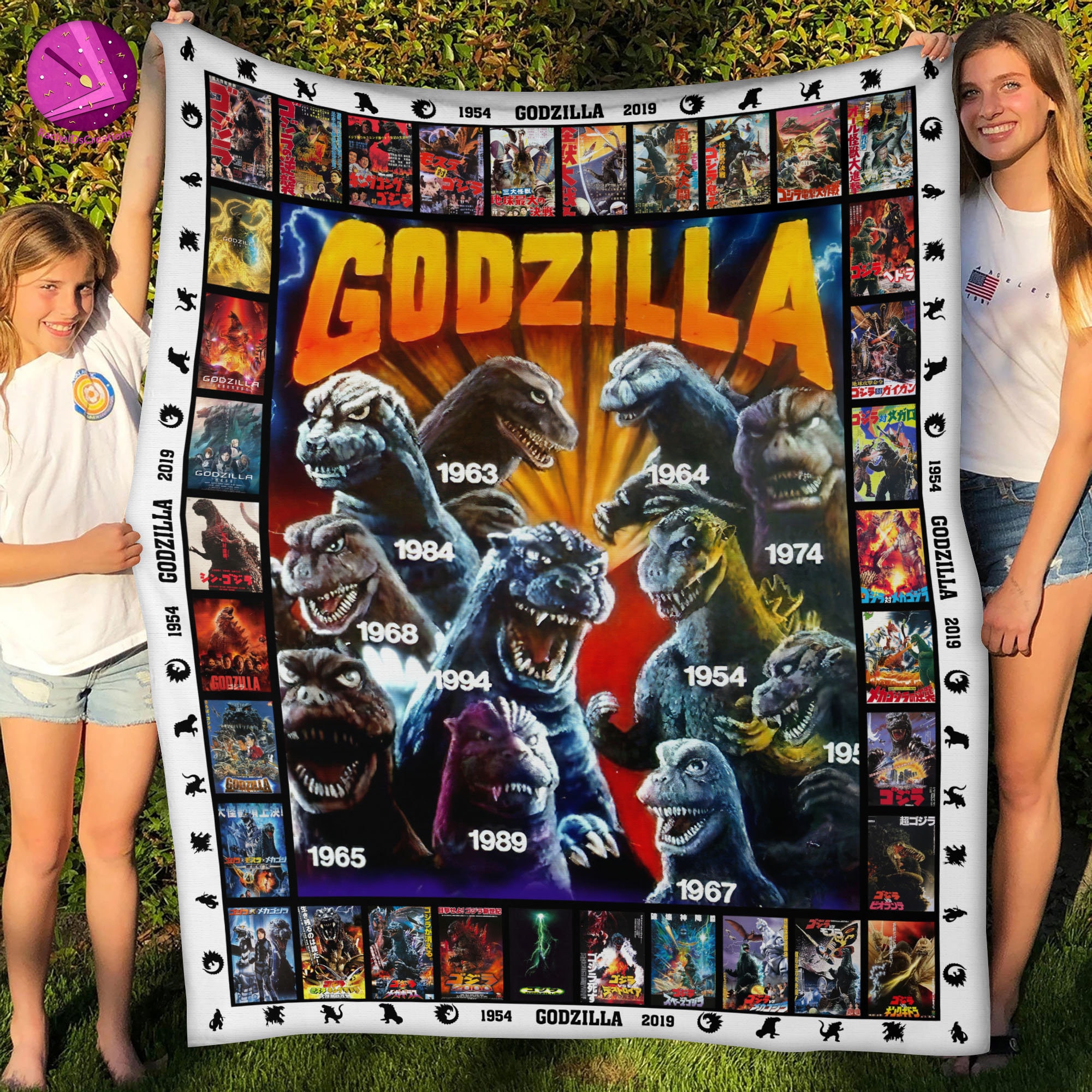 Godzilla Vs Kong Monster Fleece Blanket