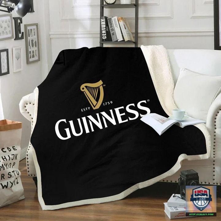 Guinness Beer Soft Blanket, Woven Blanket