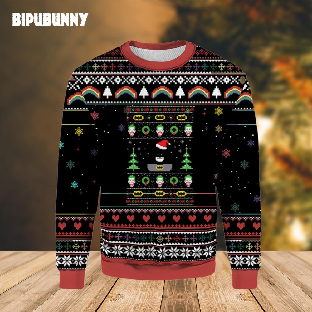 Ha Ha Ha Joker Batman Ugly Christmas Sweater