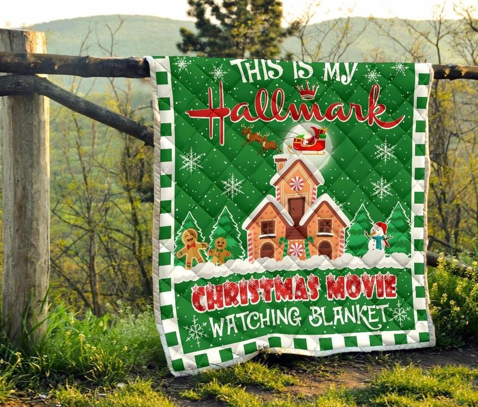 Hallmark Christmas Movie Watching Fleece Blanket