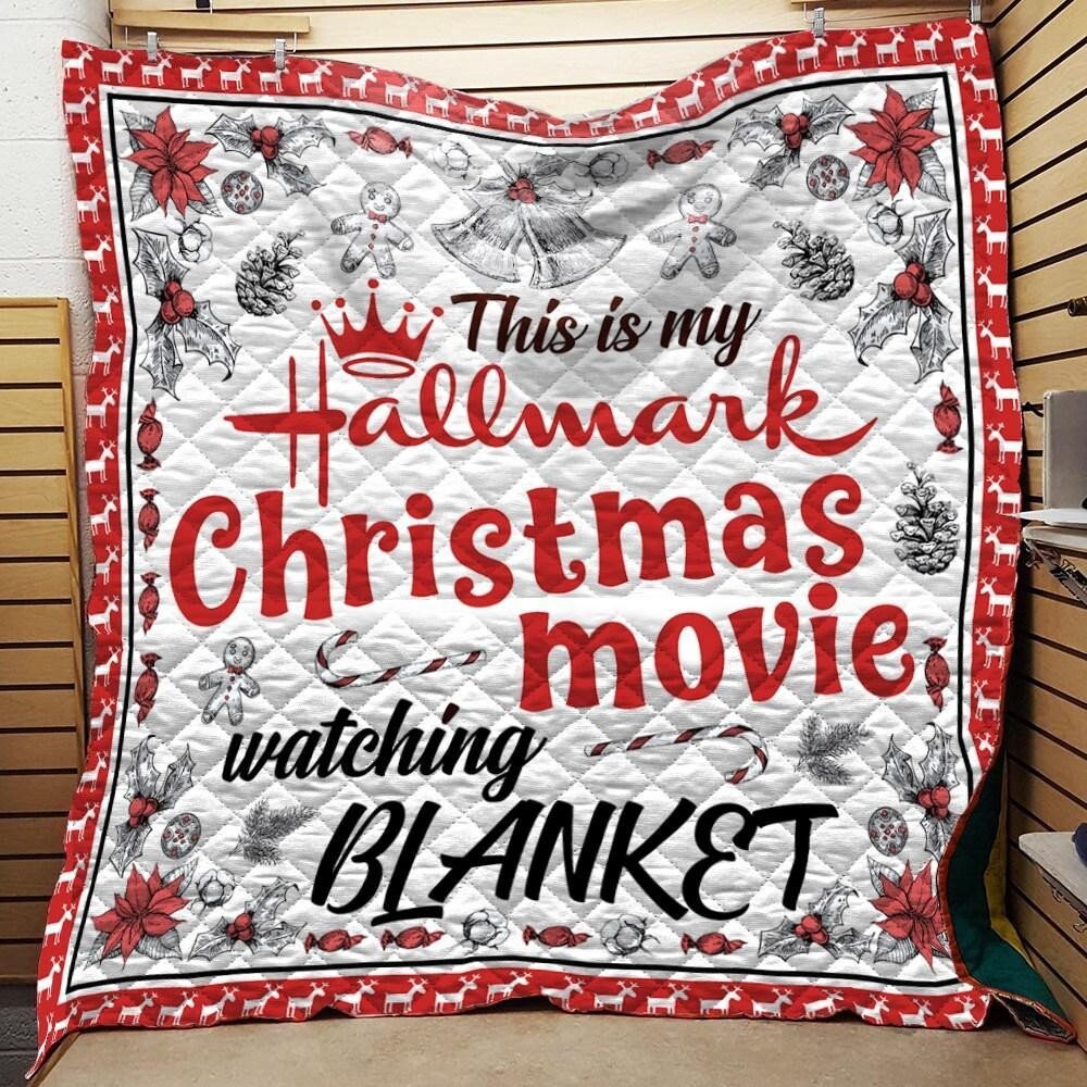 Hallmark This Is My Christmas Movie Watching Fleece Blanket