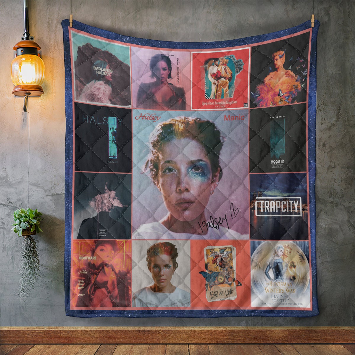 Halsey Single Album Covers Fleece Blanket