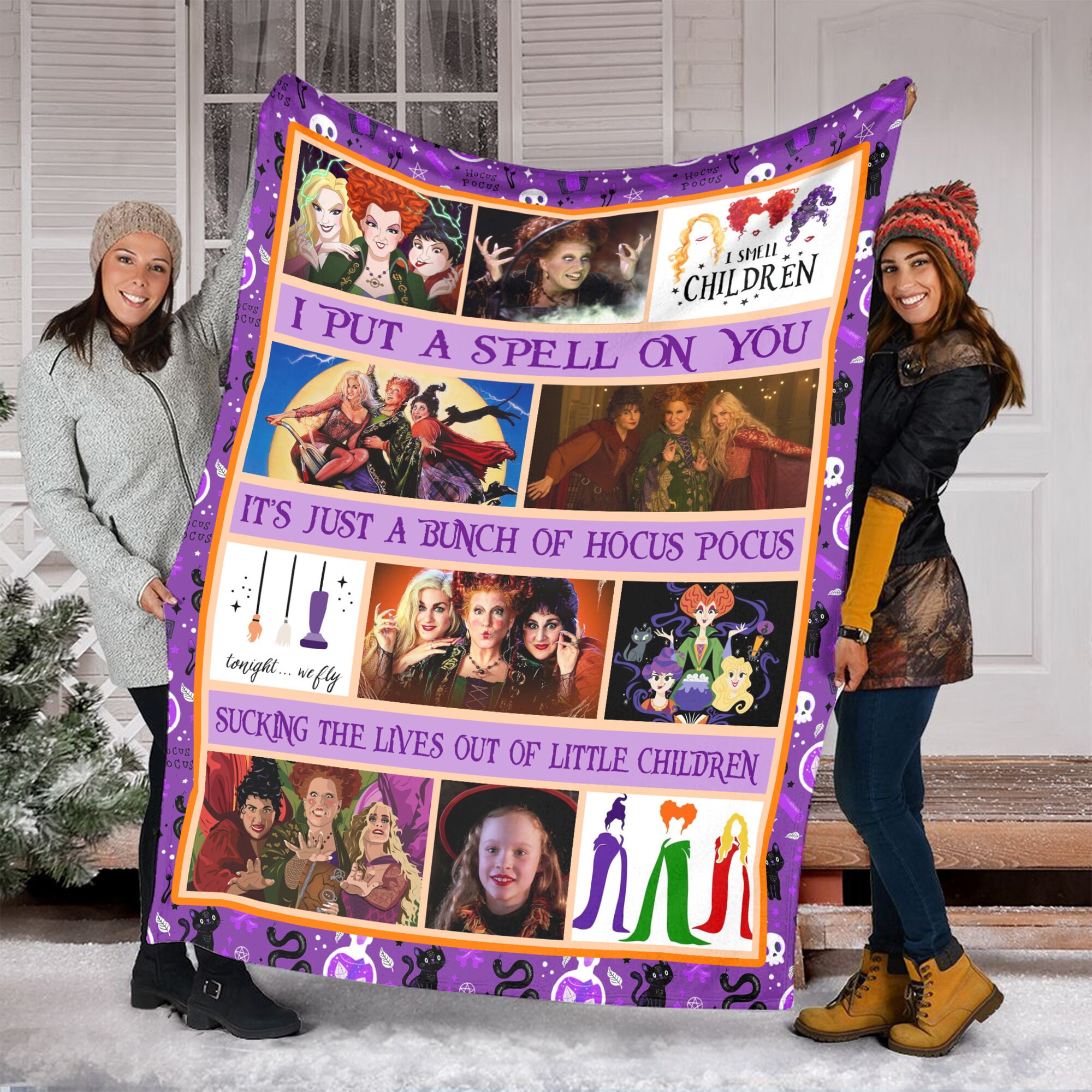 Hocus Pocus I Put A Spell On You Blanket