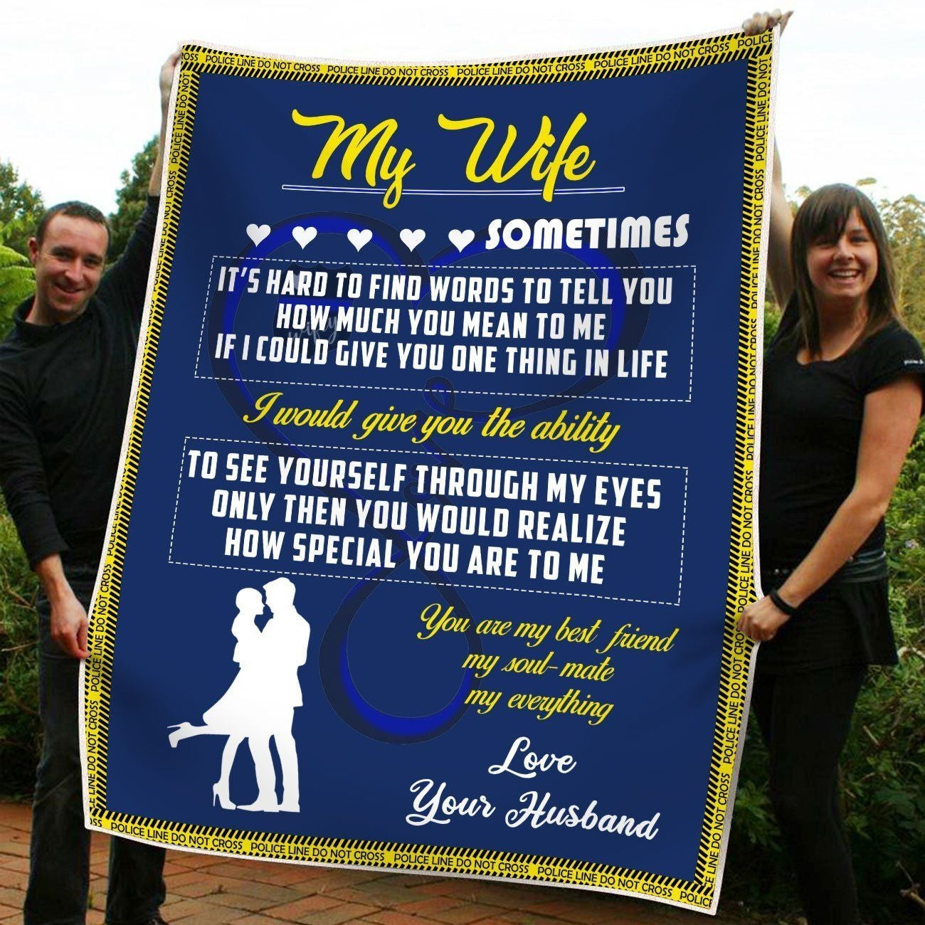 Husband Gift For Police Wife How Special You Are To Me Blanket