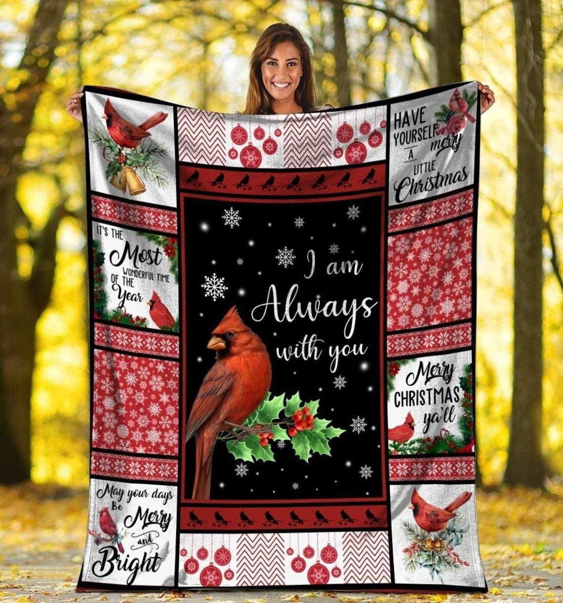 I Am Always With You Christmas Gift For Lover Blanket