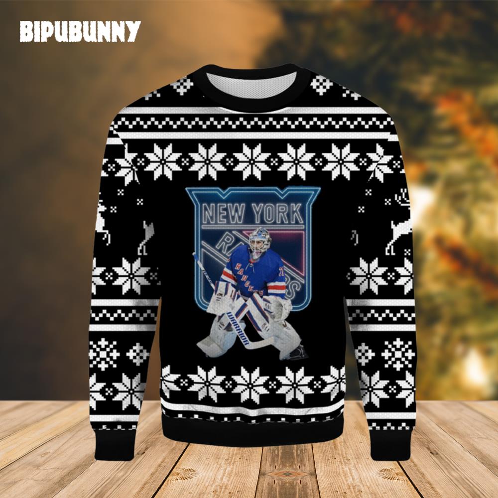 Igor Shesterkin NY Rangers Ugly Christmas Sweater