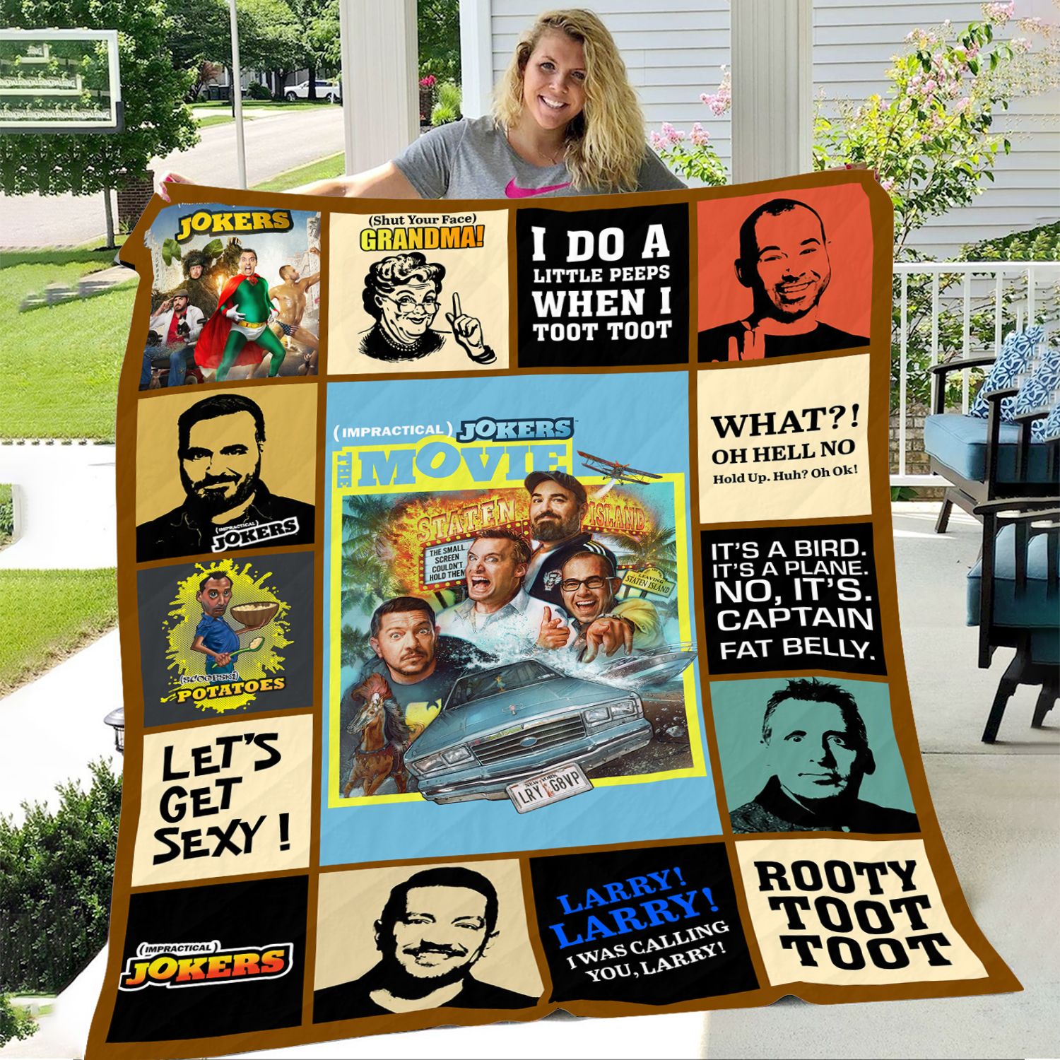 Impractical Jokers Inspried Blanket