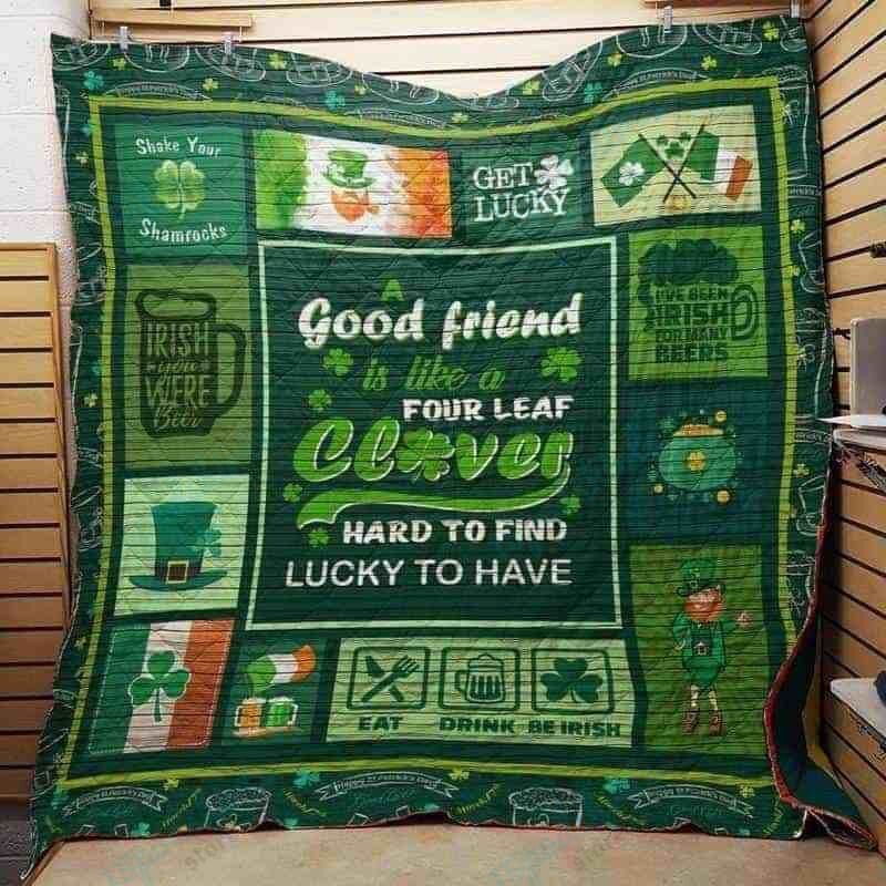 Irish Get Lucky St Patrick Day Blanket