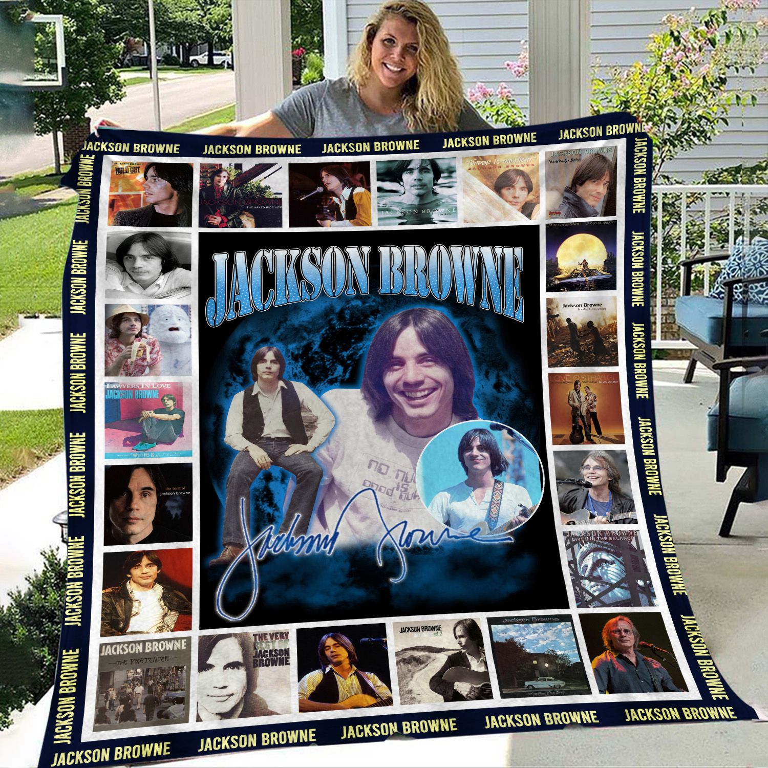 Jackson Browne Signature Blanket