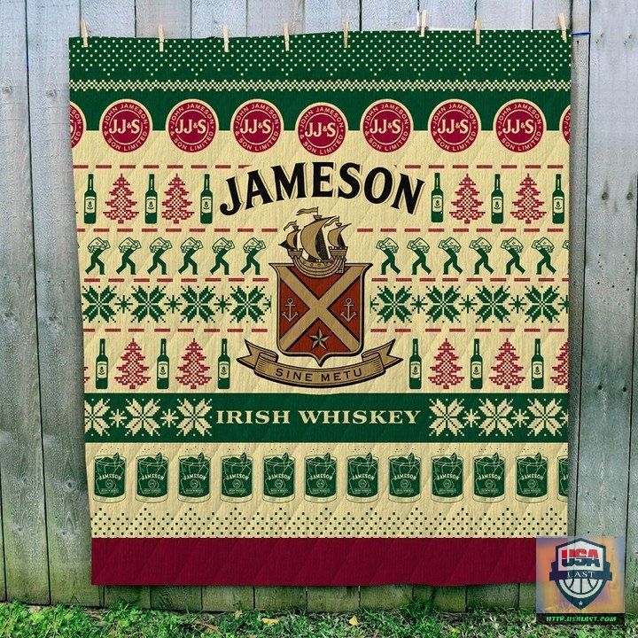 Jameson Irish Whisey Ugly Quilt Blanket