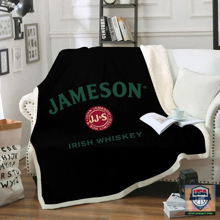 Jameson Irish Whiskey Blanket, Woven Blanket