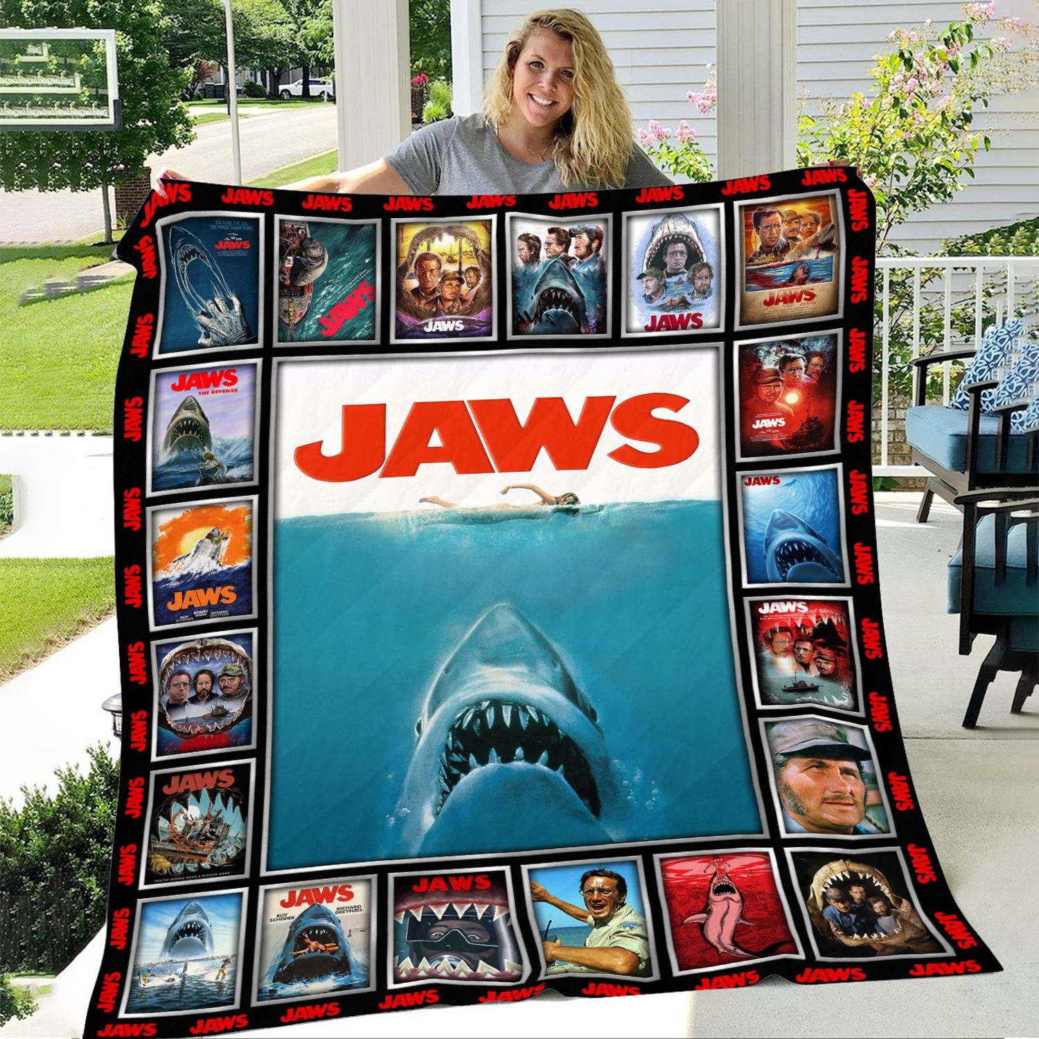 Jaws Inspired Blanket