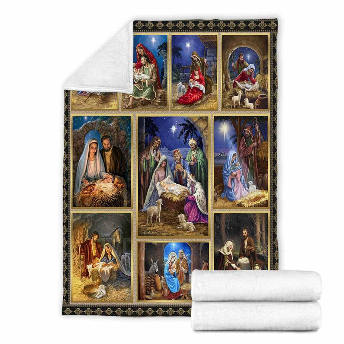 Jesus Family The Birth Of God For Christ Christian Blanket