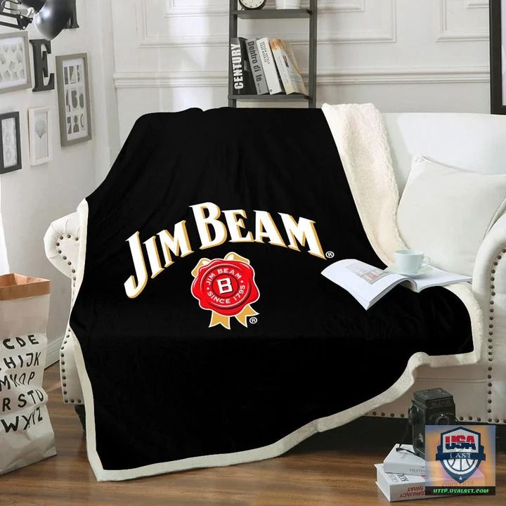 Jim Beam Bourbon Soft Blanket, Woven Blanket