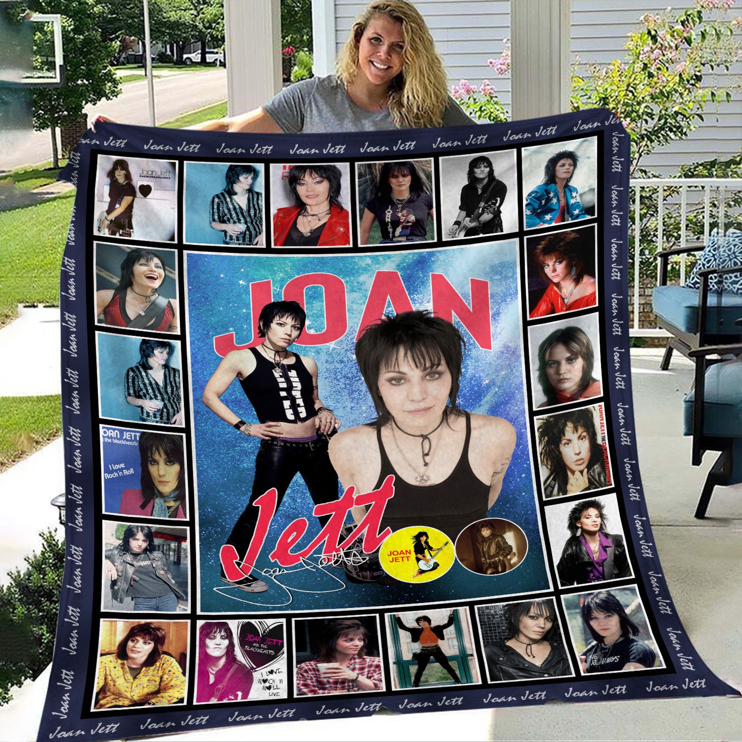 Joan Jett Signature Blanket