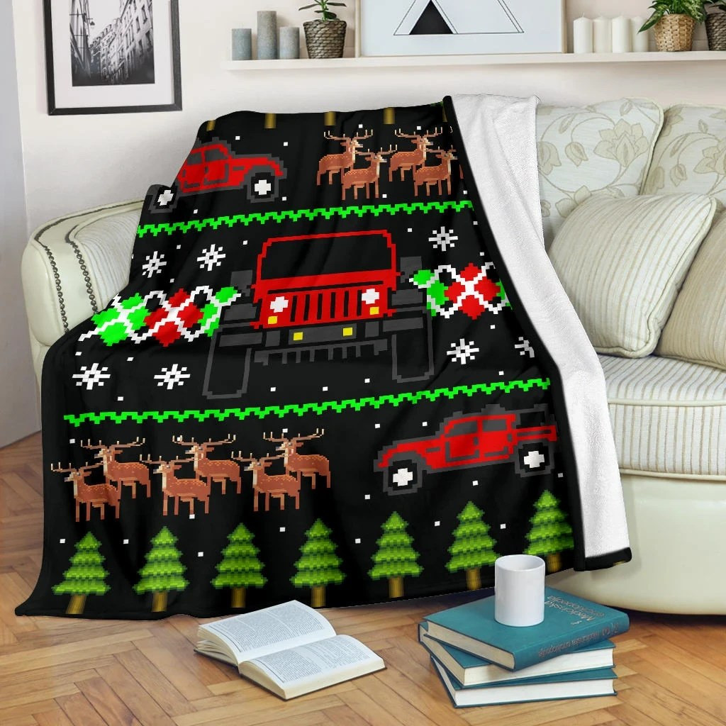 Jp Lover Christmas Pattern Happy Xmas Blanket