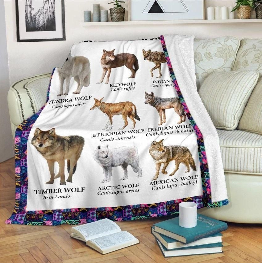 Kinds Of Wolves Blanket