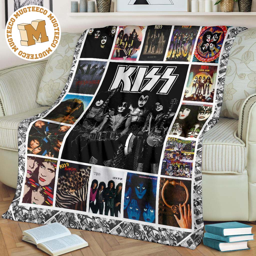 Kiss Fleece Blanket For Rock Fan Music