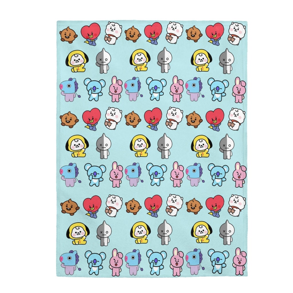 Kpop Bt21 Bts Army Christmas Blanket