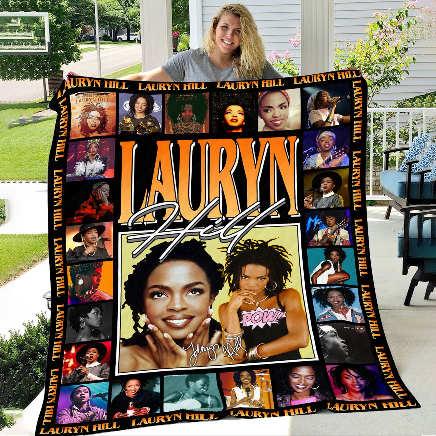 Lauryn Hill Signature Blanket