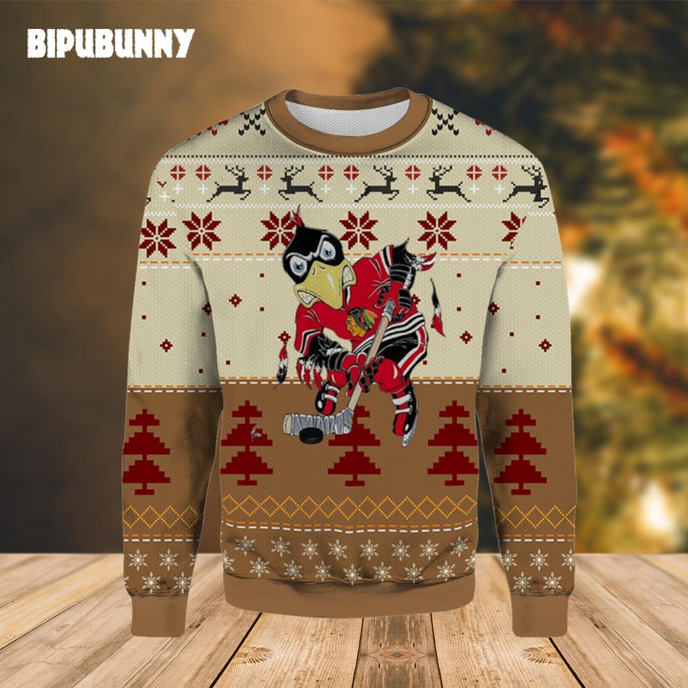 Let’s go Hawks Ugly Christmas Sweater