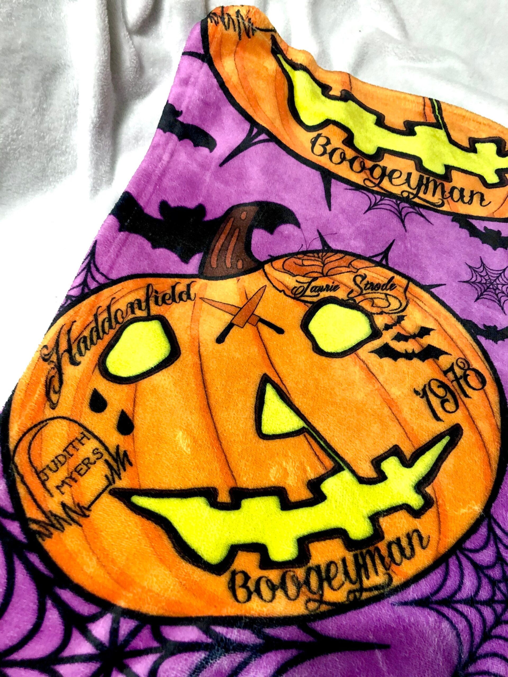 Lil Trap O Lantern Halloween Throw Blanket