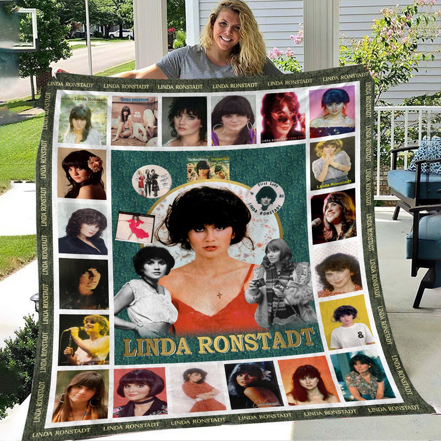 Linda Ronstadt Inspired Blanket