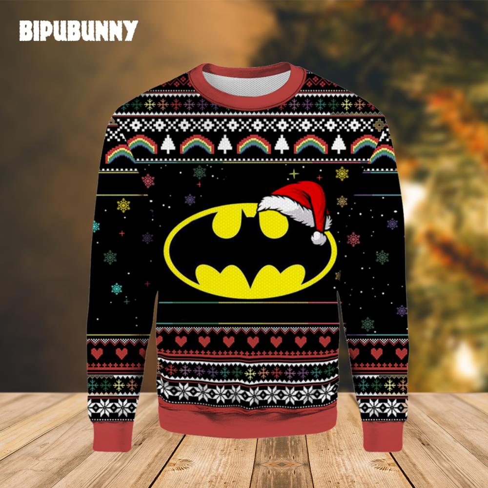 Logo Batman Ugly Christmas Sweater