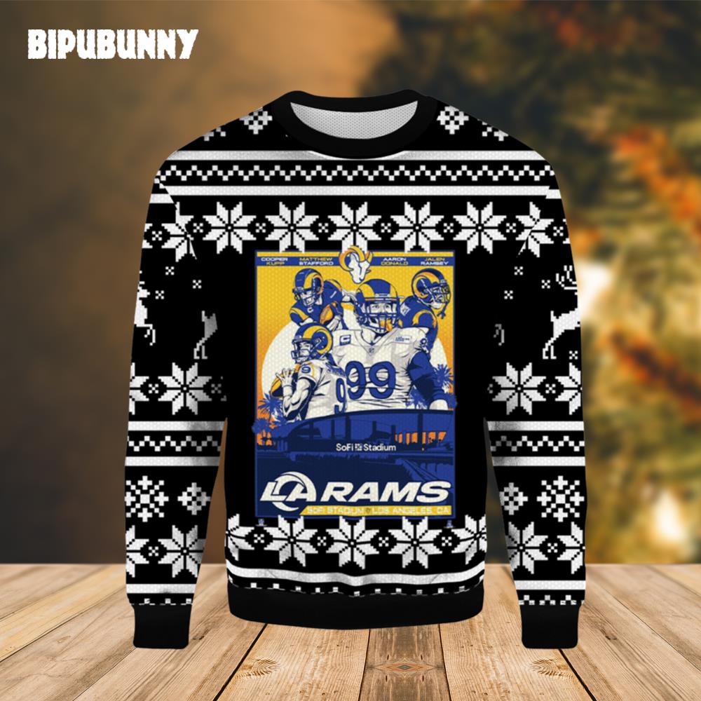 Los Angeles Rams Player Ugly Christmas Sweater