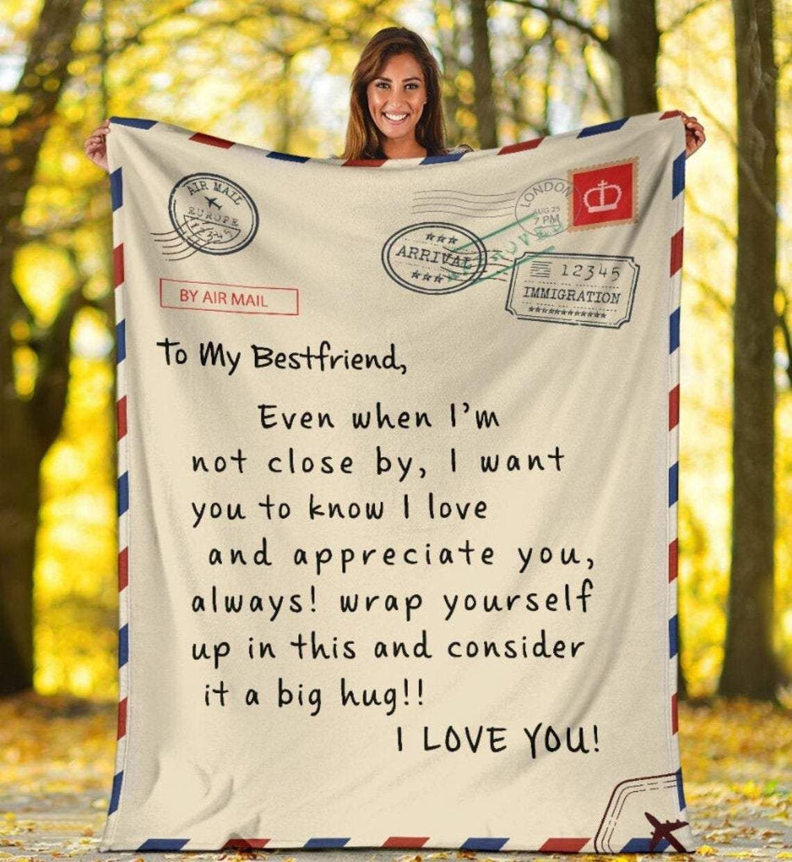 Love My Best Friend Blanket