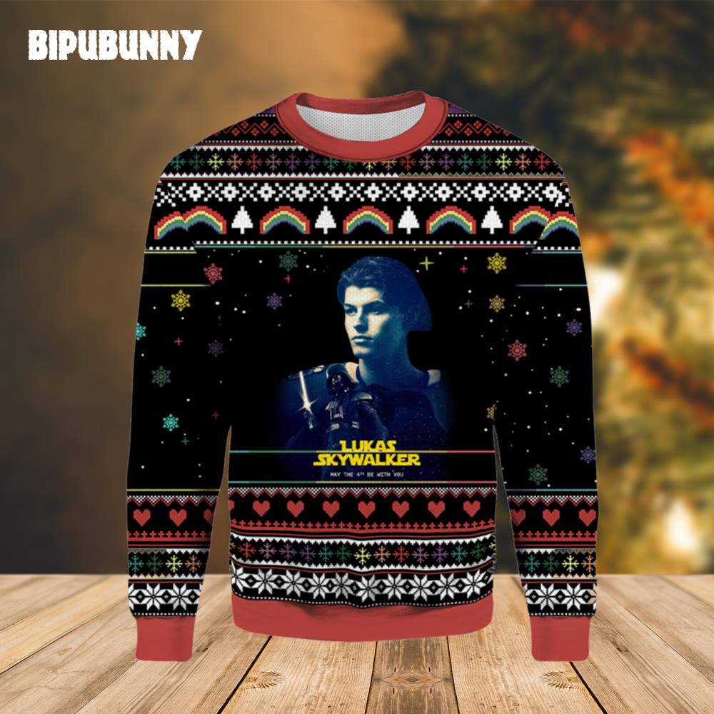 Lucas Skywalker Chicago Blackhawks Ugly Christmas Sweater