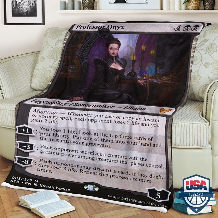 Magic The Gathering Game Professor Onyx Blanket