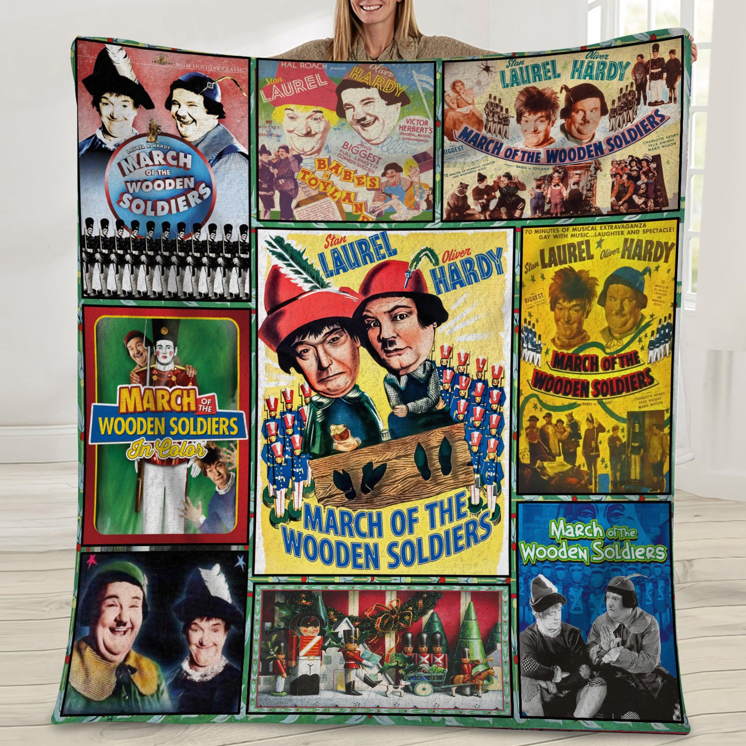 March Of The Wooden Soldiers Babes In Toyland Chrismtas Blanket