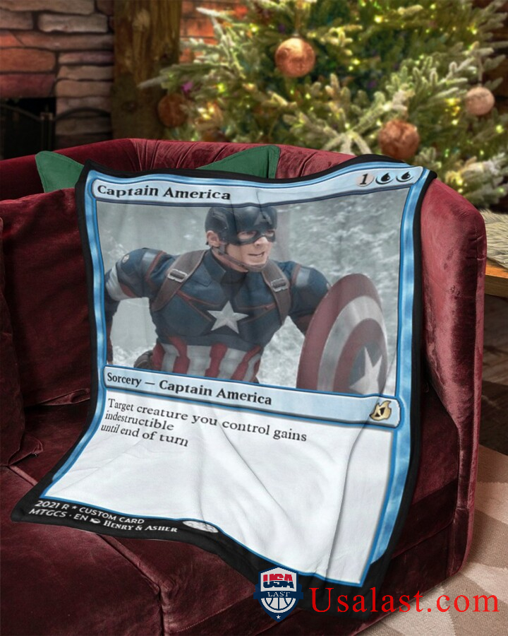 Marvel Captain America Fleece Blanket