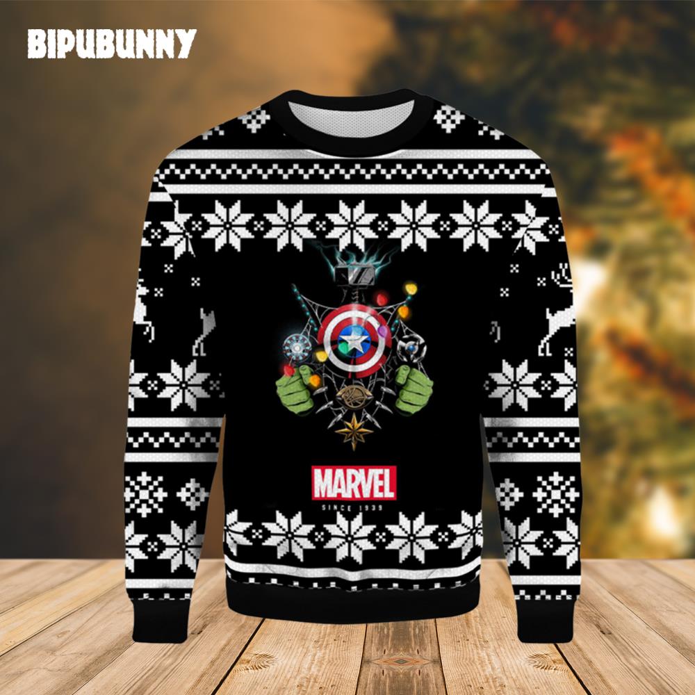 Marvel Cinematic Universe Since 1939 Ugly Christmas Sweater