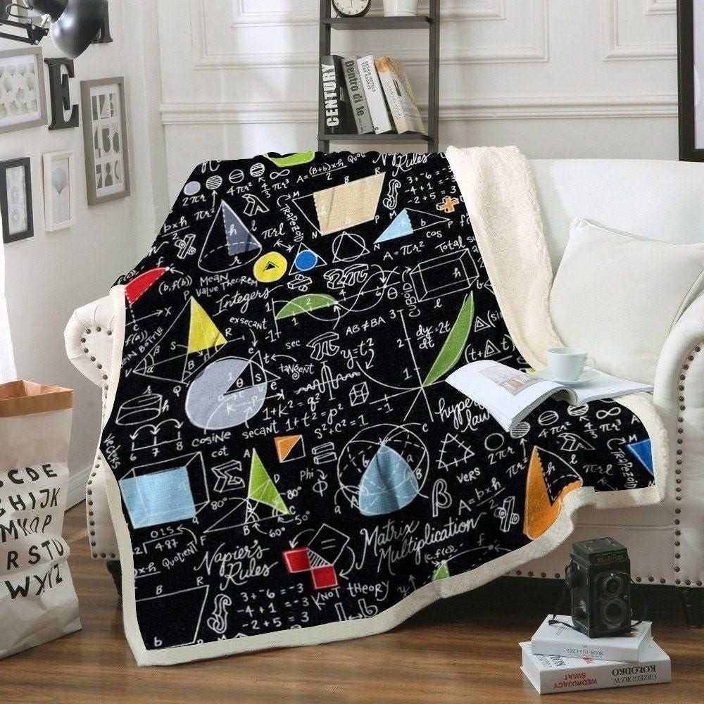 Math Formula Background Blanket