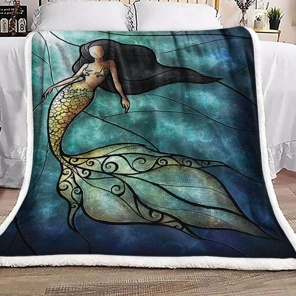 Mermaid Underwater World Blanket