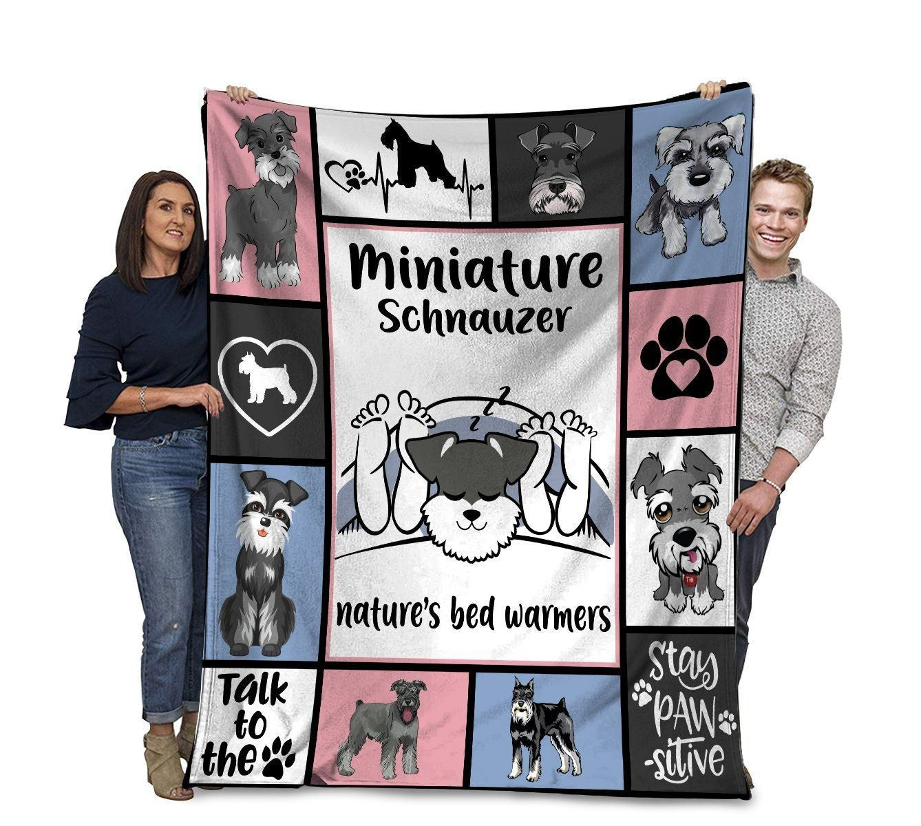 Miniature Schnauzer Nature’s Bed Warmers Schnauzer Dog Blanket