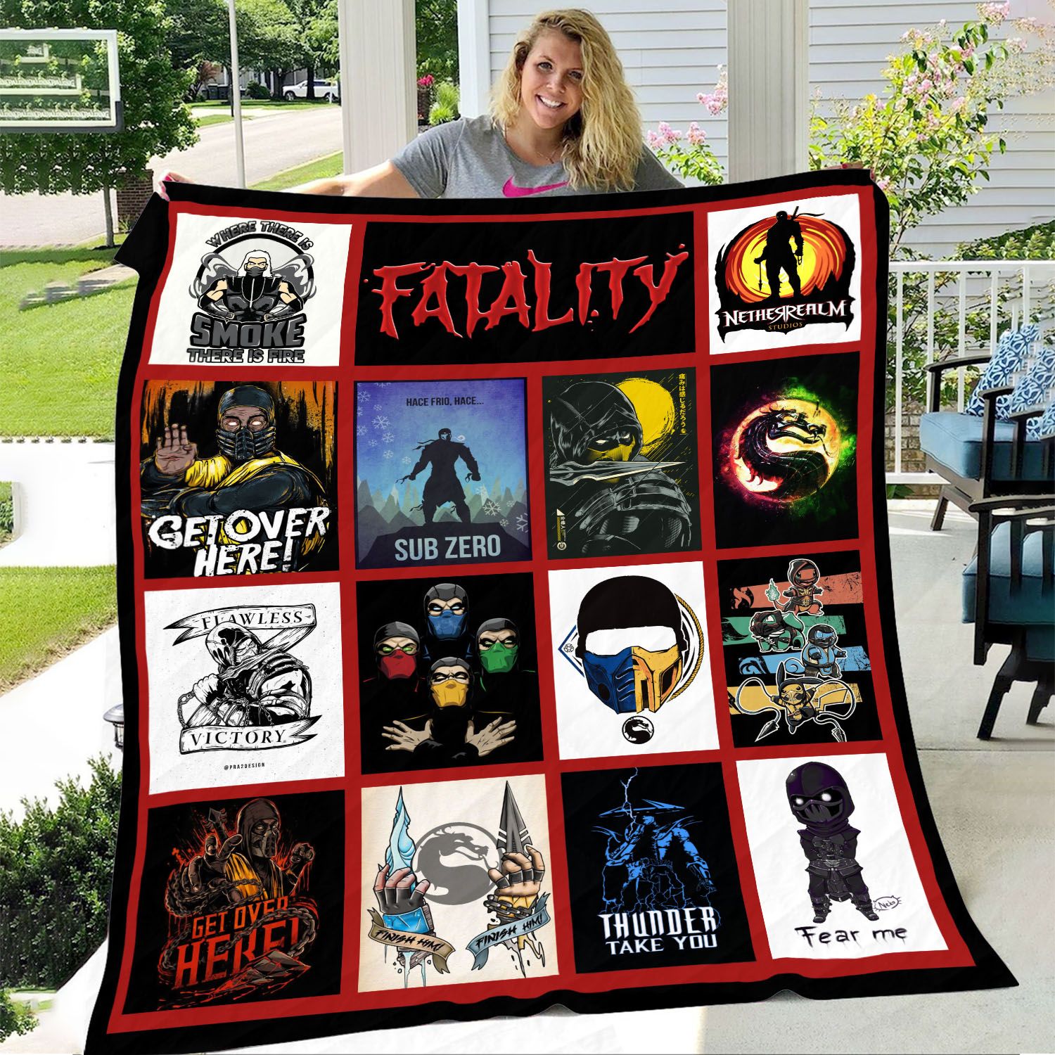 Mortal Kombat Inspired Blanket