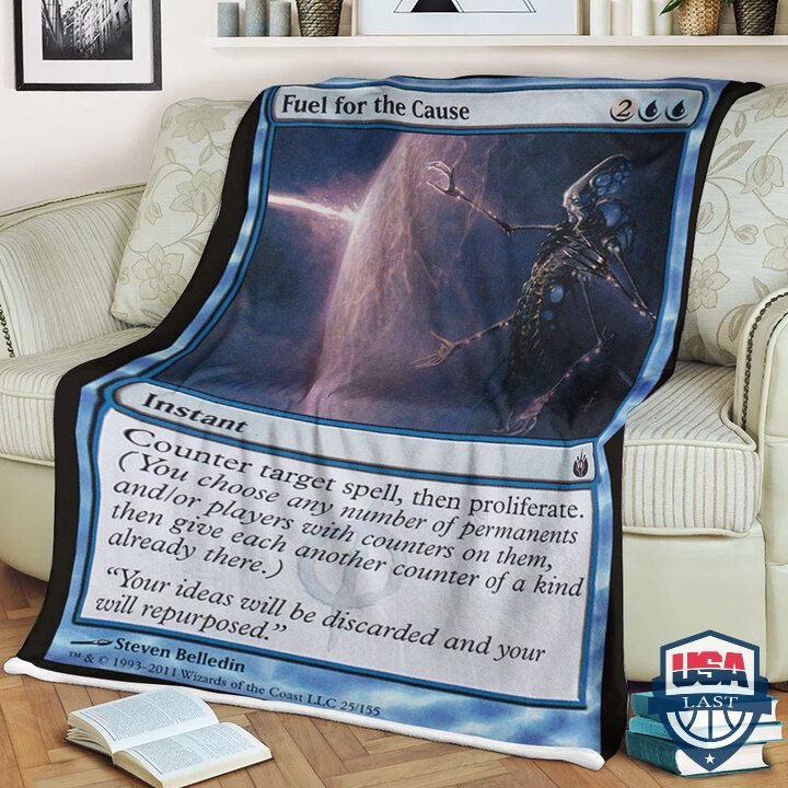 MTG Game Mbs 25 Fuel For The Cause Fleece Blanket