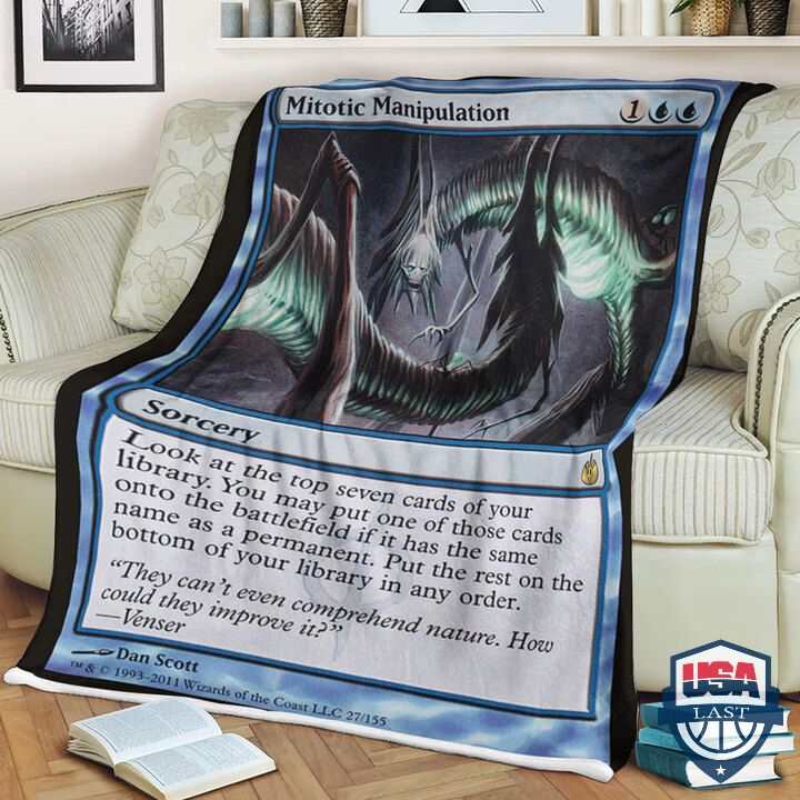 MTG Game Mbs 27 Mitotic Manipulation Fleece Blanket