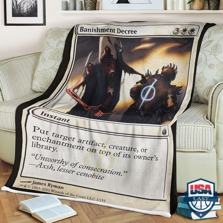 MTG Game Mbs Mbs 3 Banishment Fleece Blanket