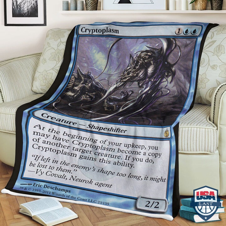 MTG Magic The Gathering Cryptoplasm Fleece Blanket